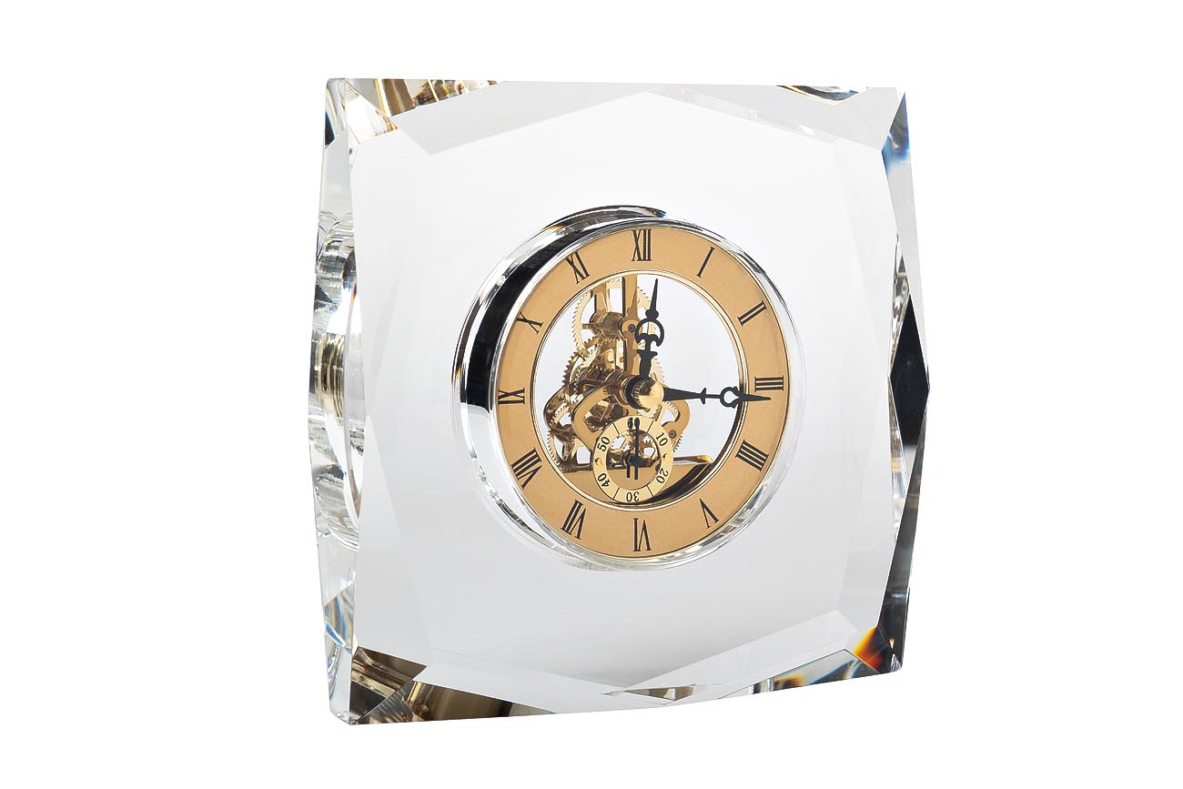 C81315 Часы настольные, 14*5*15 см. цвет золотой Garda Decor C81315 